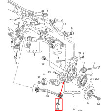 Болт кріплення маточини M12×1,5×45