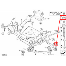 Гайка кріплення поворотного кулака М14×1,5×