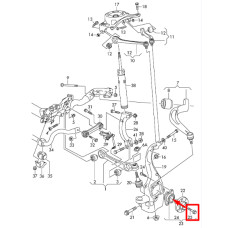 Болт кріплення зовнішнього ШРУСа до маточини M16×1,5×72