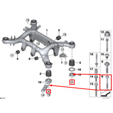 Болт кріплення підрамника до кузова M14×1,5×148