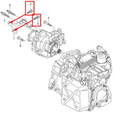 Болт кріплення кронштейна коробки передач M45879××45/16