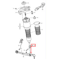 Болт кріплення переднього важеля M12×1,5×100
