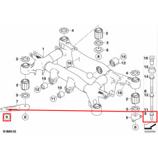 Болт кріплення реактивної тяги M10××35