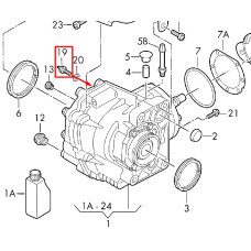 Шайба болта кріплення роздавальної коробки M10,5××25