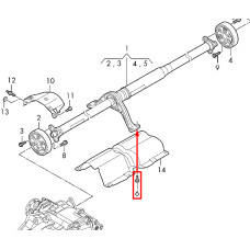 Болт кріплення захисту M8××38