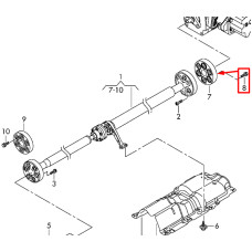 Болт кріплення захисту M8××38