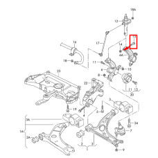 Болт кріплення амортизатора до поворотного кулака M12×1,5×80