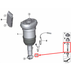 Болт кріплення амортизатора M14×1,5×100