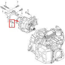 Гайка кріплення штока амортизатора М14×1,5×