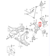 Гайка кріплення поворотного кулака М12×1,5×
