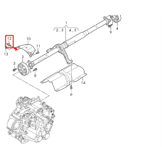 Болт кріплення роздавальної коробки M45879××42/16