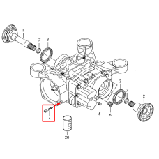 Болт кріплення цапфи M10××40