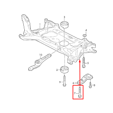 Болт кріплення цапфи M10××32