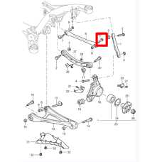 Болт кріплення кермової тяги до кулака M16×1,5×120