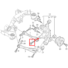 Болт кріплення кермової тяги до кулака M14×1,5×100