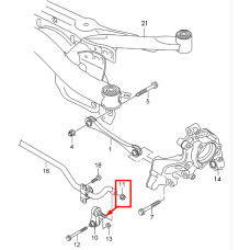 Гайка кріплення стійки стабілізатора М10××