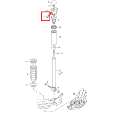 Болт кріплення опорного кронштейна M10××35 Болт кріплення опорного кронштейна M10××35