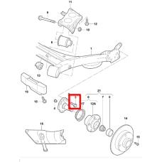 Болт кріплення цапфи M10××32