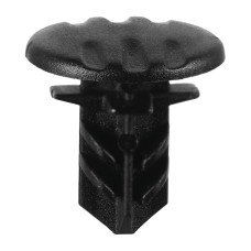 Клипсы типа Елочка Круглая шляпка H 15.6 T 14.5 черный МАК 10552