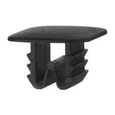 Клипсы типа Елочка Прямоугольная шляпка H 14 H1 11 T 25x20 черный МАК 10695
