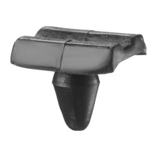 Кліпса фігурна шляпка H 11 T 13.5x11.5 чорний МАК 12654