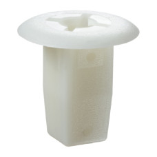 Втулка с круглой шляпкой Без уплотнительной прокладки D 4.7 H 17.5 T 17.3 белый МАК 14323