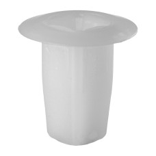 Втулка с круглой шляпкой Без уплотнительной прокладки D 4.6 H 18.8 T 17.5 белый МАК 14330