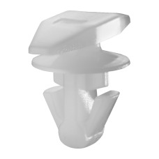 Кліпса кріплення обшивки Вузька шляпка Дві шляпки H 10.9 H1 7 T 15x5 білий МАК 15147