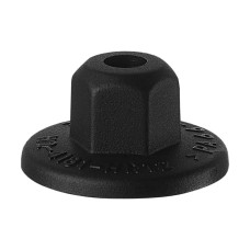 Гайка с фланцем D 4 H 11.2 T 21 черный МАК 20036