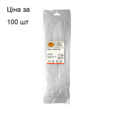 Хомут (стяжка) B 3.6 A 300/3,6 белый МАК 26112