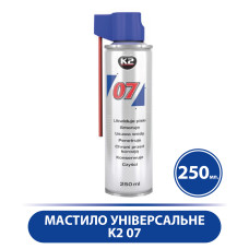Мастило універсальне K2 07 аерозоль Для використання/проникаюча прозорий МАК 31502
